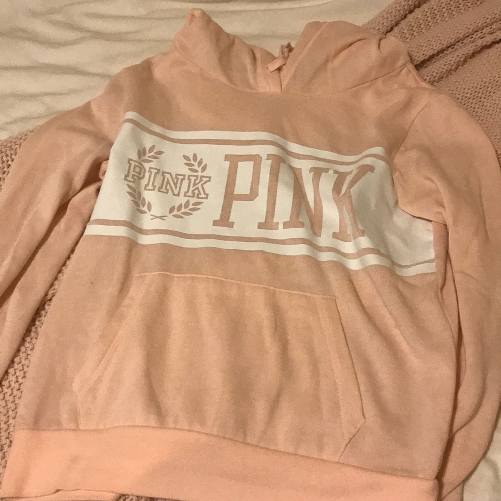 light pink Pink hoodie size S